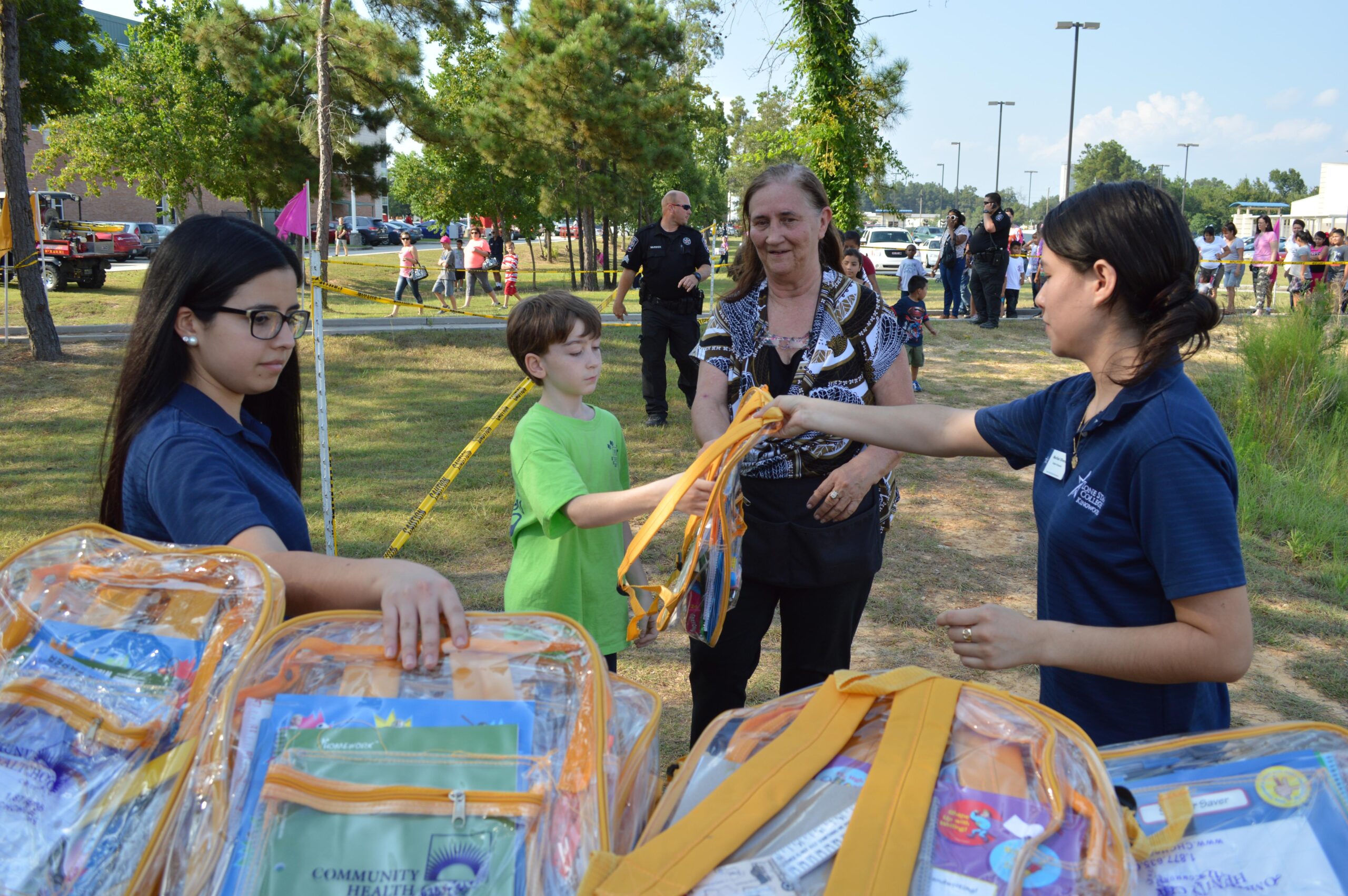 Backpacks Distributed