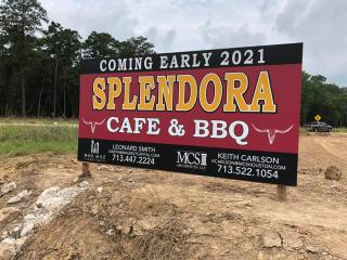 New Splendora Cafe & BBQ Location Under Construction